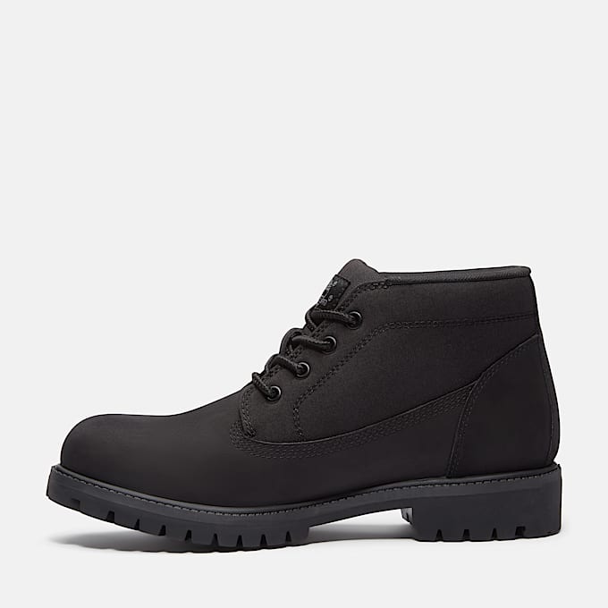 Mens Timberland Premium Chukka Boot TBL Black Nubuck ALT6