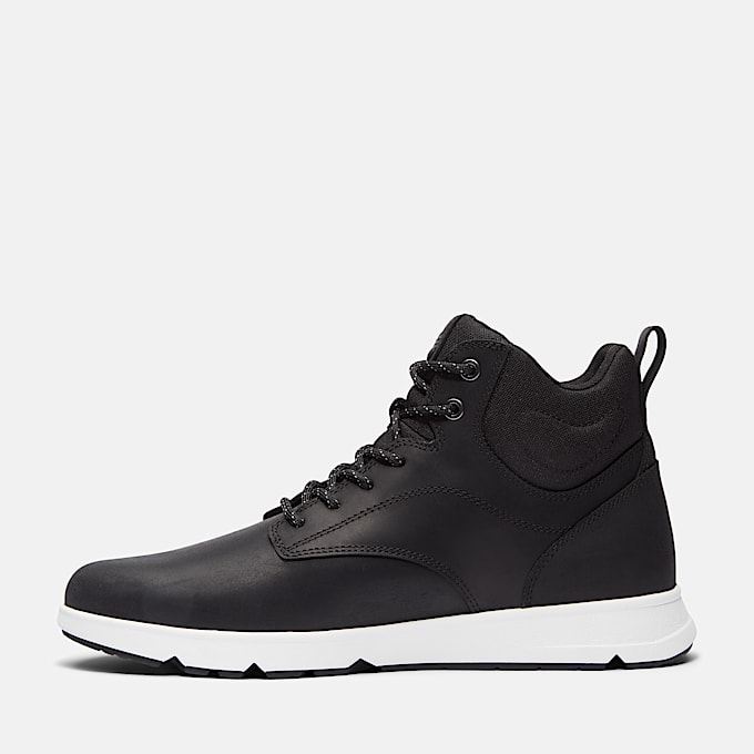 Mens Parker Street HighTop Sneaker TBL Black FullGrain ALT6