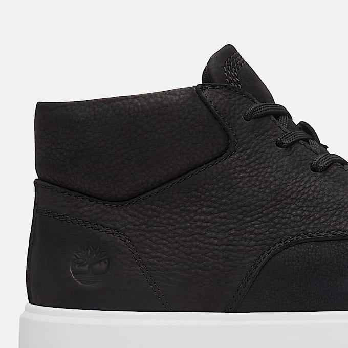 Chaussure sport lace Emerson Street  tige mihaute pour hommes TBL Nubuck noir ALT7