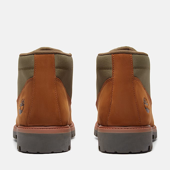 Mens Timberland Premium Mid LaceUp Chukka Boot TBL Medium Brown Nubuck ALT5