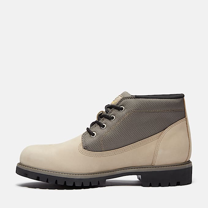 Chukka  tige mihaute Timberland Premium pour hommes TBL Nubuck brun ple ALT6