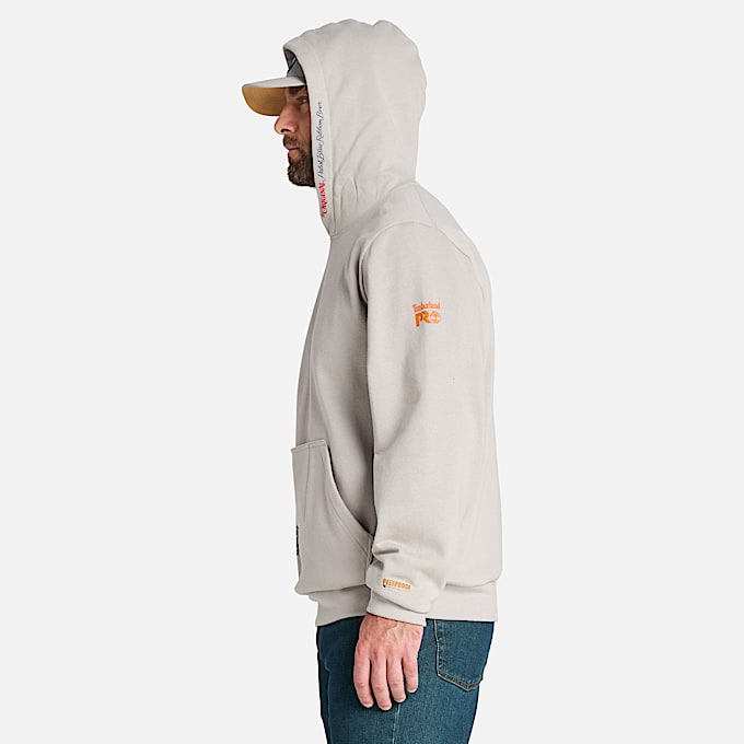 Mens Timberland PRO and Pabst Blue Ribbon Hoodie TBL Light Grey ALT8