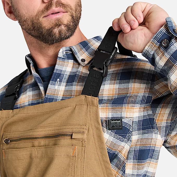 Mens Timberland PRO Ironhide Flex Bib Overall TBL Dark Wheat ALT2