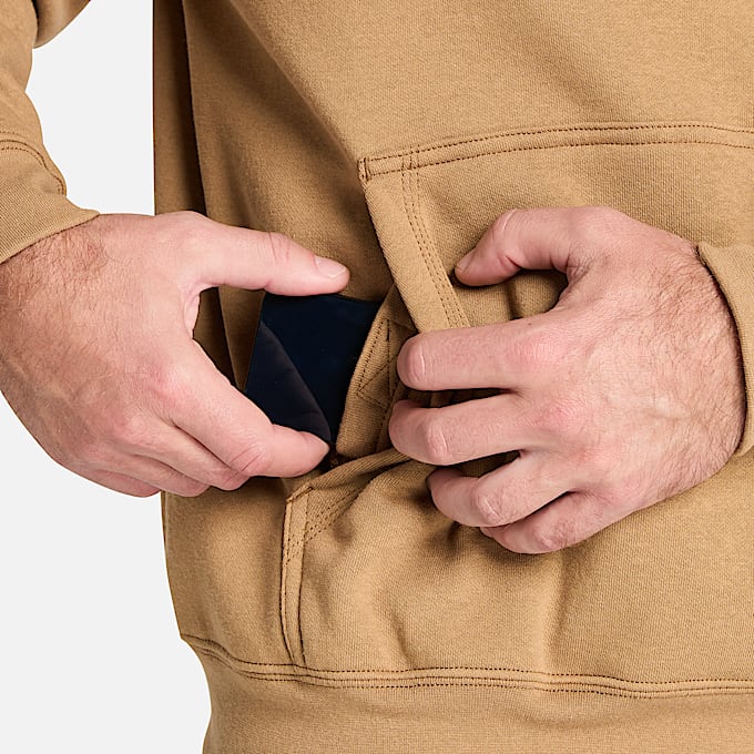 Mens Timberland PRO Hood Honcho Sport Hoodie TBL Dark Wheat ALT2