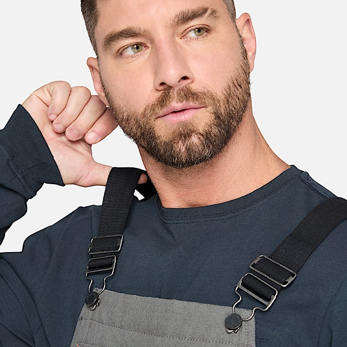 Mens Timberland PRO Gritman Insulated Bib Overall TBL Pewter ALT2