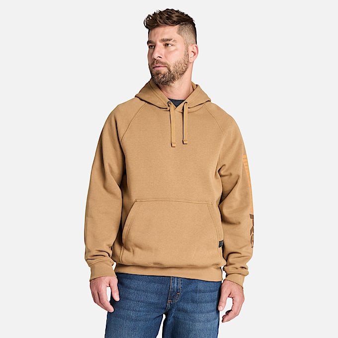 Mens Timberland PRO Hood Honcho Sport Hoodie TBL Dark Wheat HERO