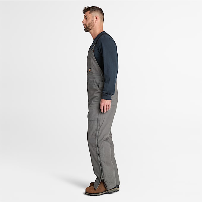 Mens Timberland PRO Gritman Insulated Bib Overall TBL Pewter ALT8