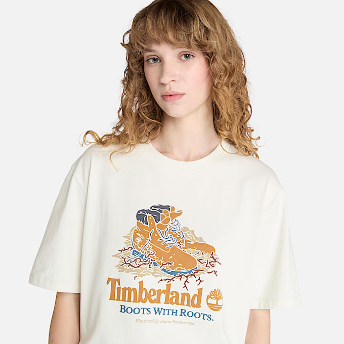 Front Boot Graphic Tee TBL Vintage White ALT3