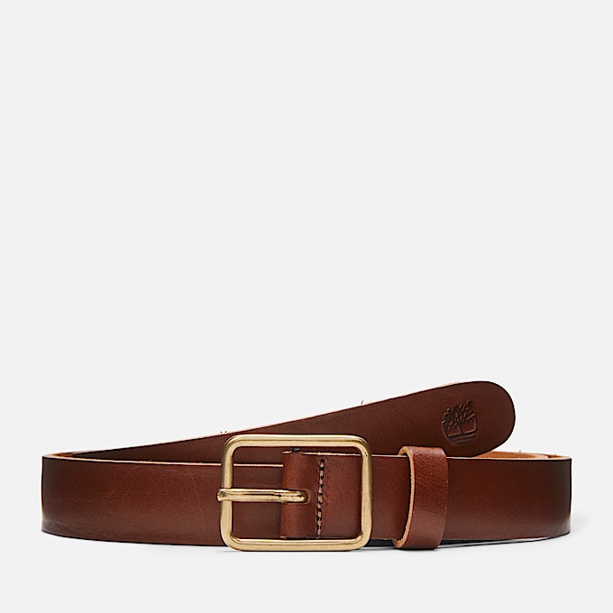 Ceinture classique en cuir de 25 mm pour femmes TBL Havane HERO