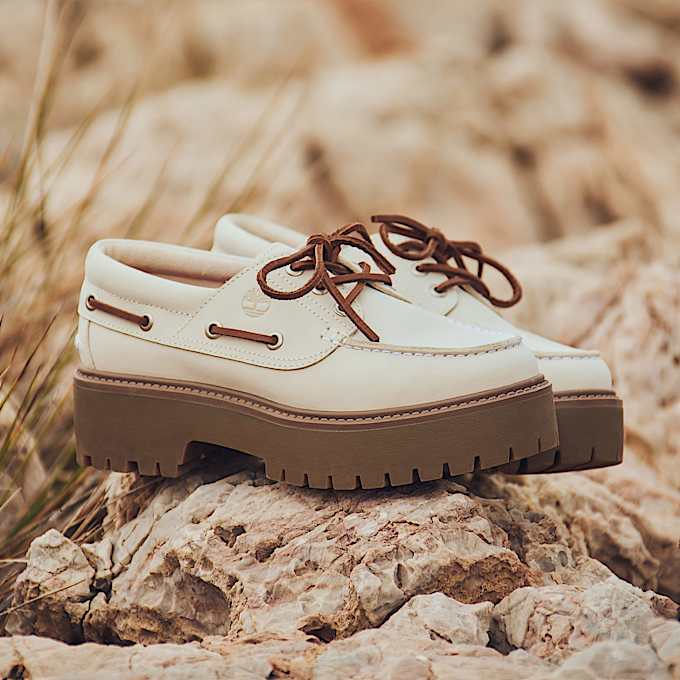 Women's Stone Street Platform Boat Shoe