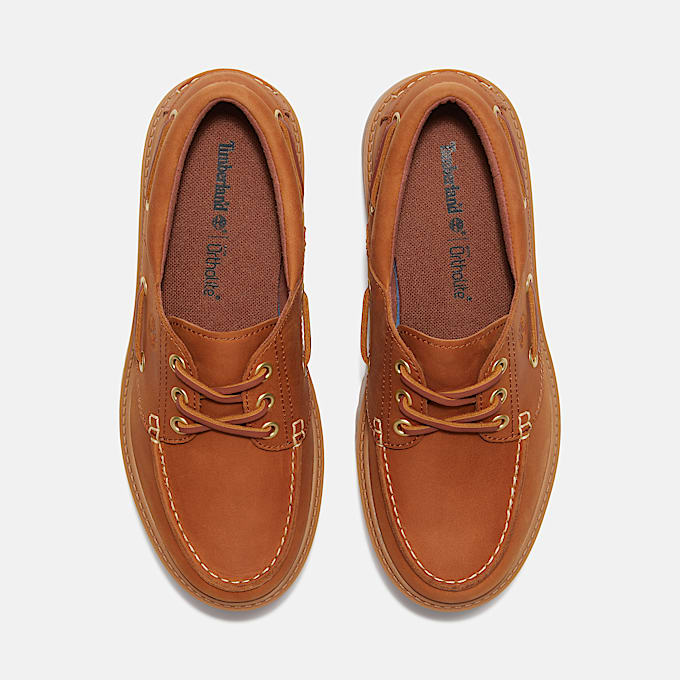 Womens Stone Street Platform Boat Shoe TBL Rust Nubuck ALT2