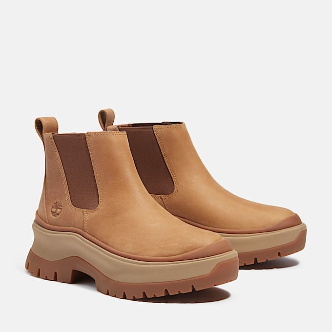 Womens Roxie Lane Chelsea Boot TBL Medium Brown FullGrain ALT4