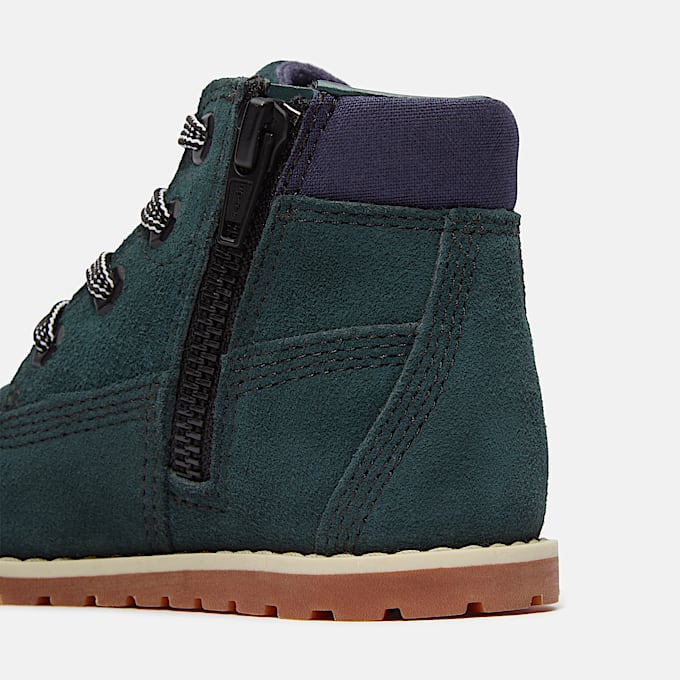 Toddler Pokey Pine Boot TBL Dark Green Suede ALT7