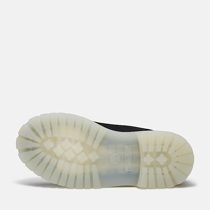 Youth Timberland Premium 6Inch Waterproof Boot TBL Black Nubuck ALT3