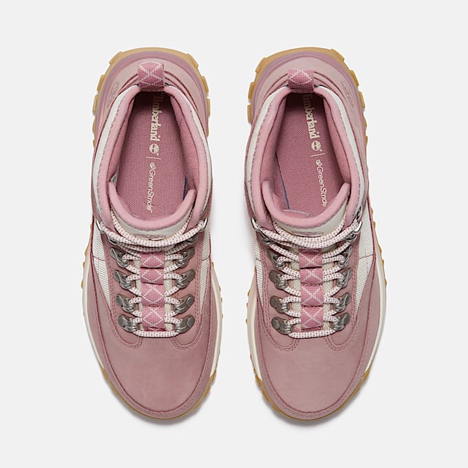 Womens GreenStride Motion 6 Waterproof Sneaker TBL Medium Pink Nubuck ALT2