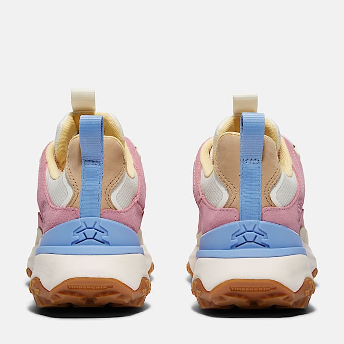 Womens Motion Access Waterproof Sneaker TBL White MeshPink ALT5