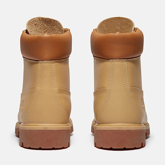 Mens Timberland Founders Premium 6Inch Waterproof Boot TBL Beige FullGrain ALT5