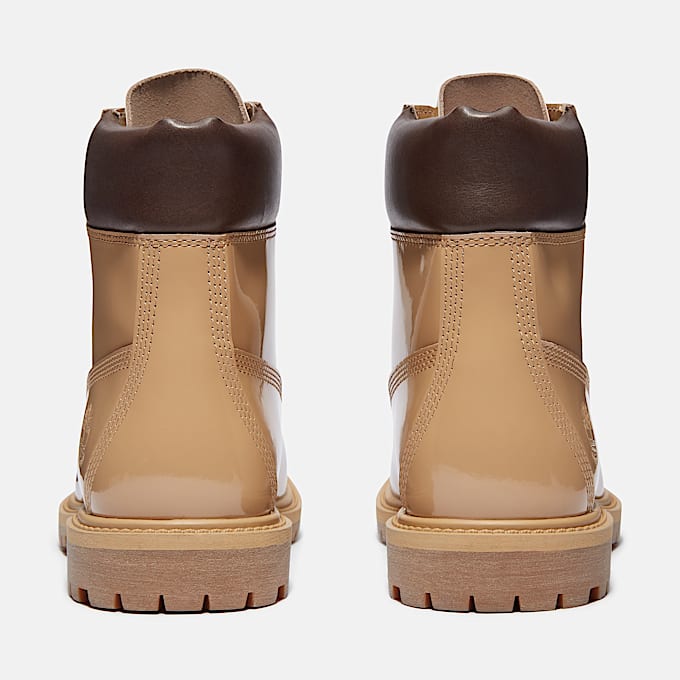 Womens Patent Leather Premium 6Inch Waterproof Boot TBL Wheat Patent Leather ALT5