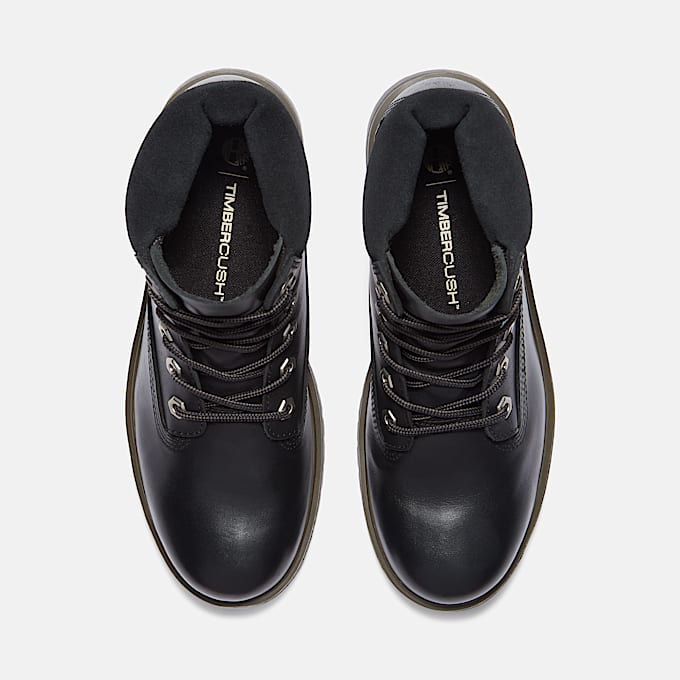 Womens Timberland 25 6Inch Waterproof Boot TBL Black FullGrain ALT2