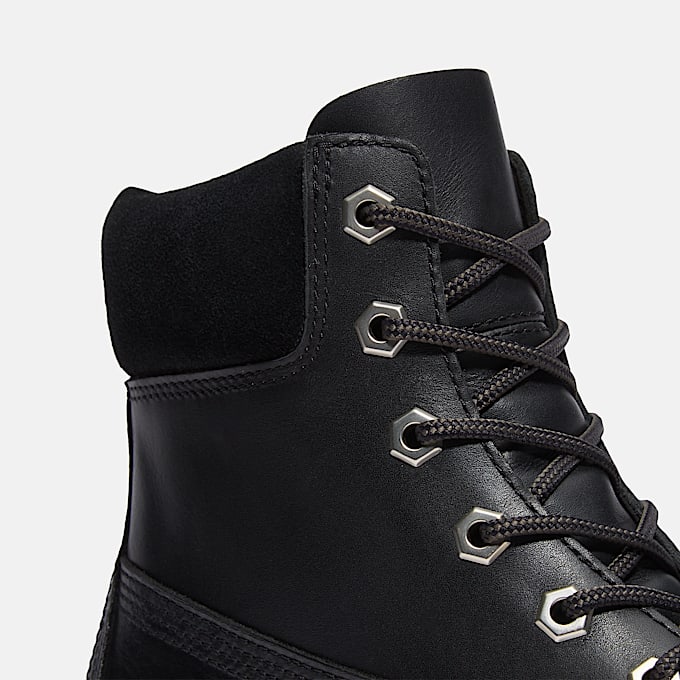 Womens Timberland 25 6Inch Waterproof Boot TBL Black FullGrain ALT7