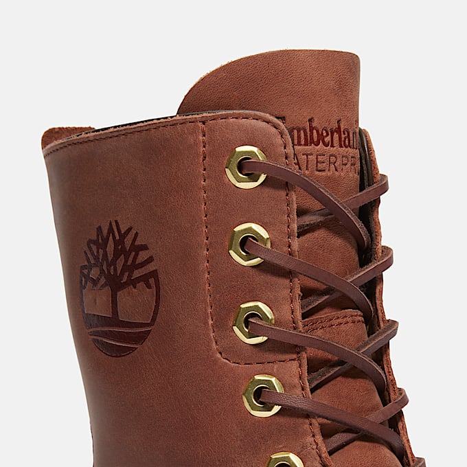 Womens Timberland Premium 8Inch Waterproof Boot TBL Brown FullGrain ALT7