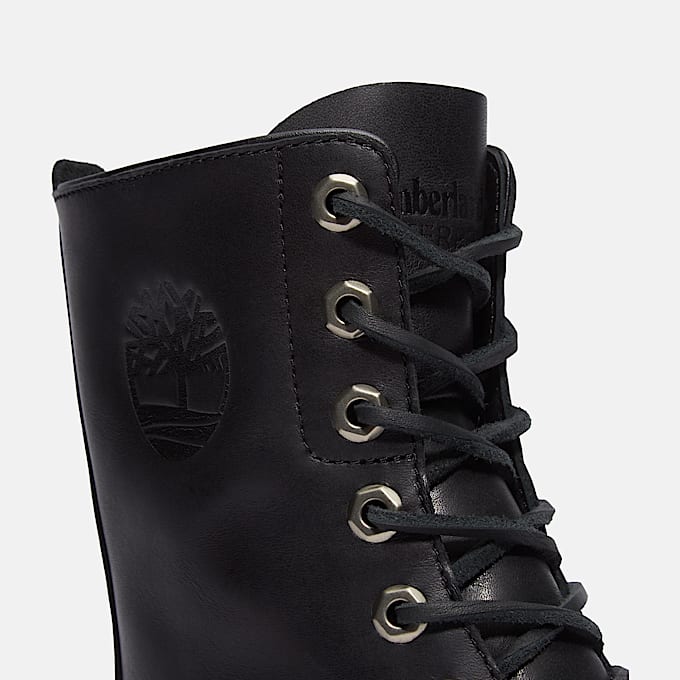 Womens Timberland Premium 8Inch Waterproof Boot TBL Black FullGrain ALT7