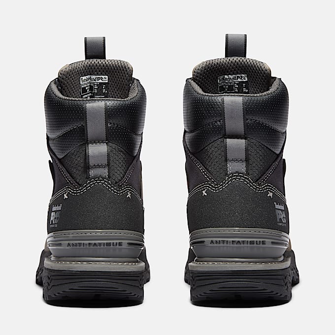 Mens Boondock Ultralight 6 Composite Toe Waterproof Work Boot TBL Grey FullGrainBlack ALT5