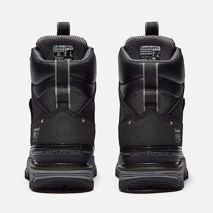 Mens Boondock Ultralight CSA 6 Composite Toe Waterproof Work Boot TBL Black FullGrainGrey ALT5