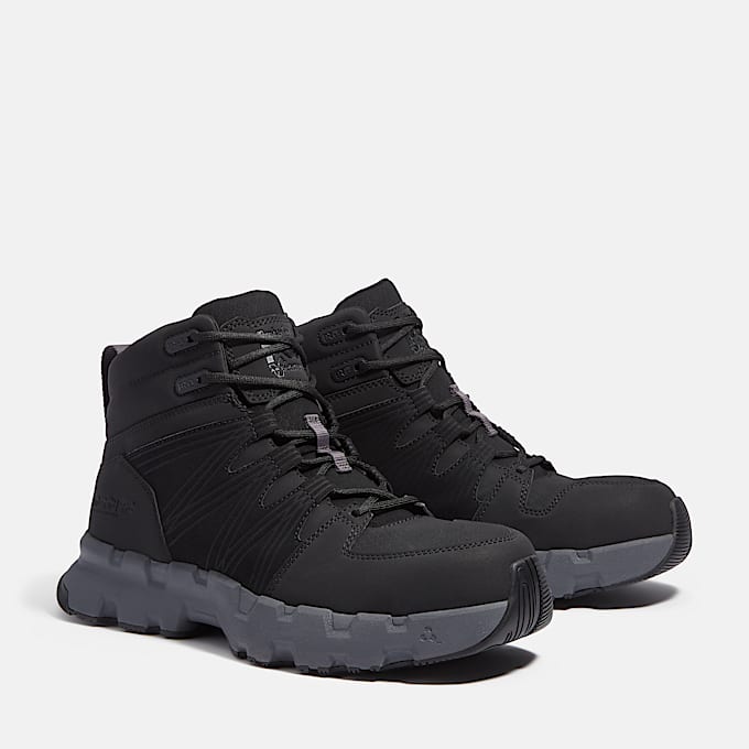 Mens Powertrain EV Mid Composite Toe SD10 Work Sneaker TBL Blackout LeatherSynthetic ALT4