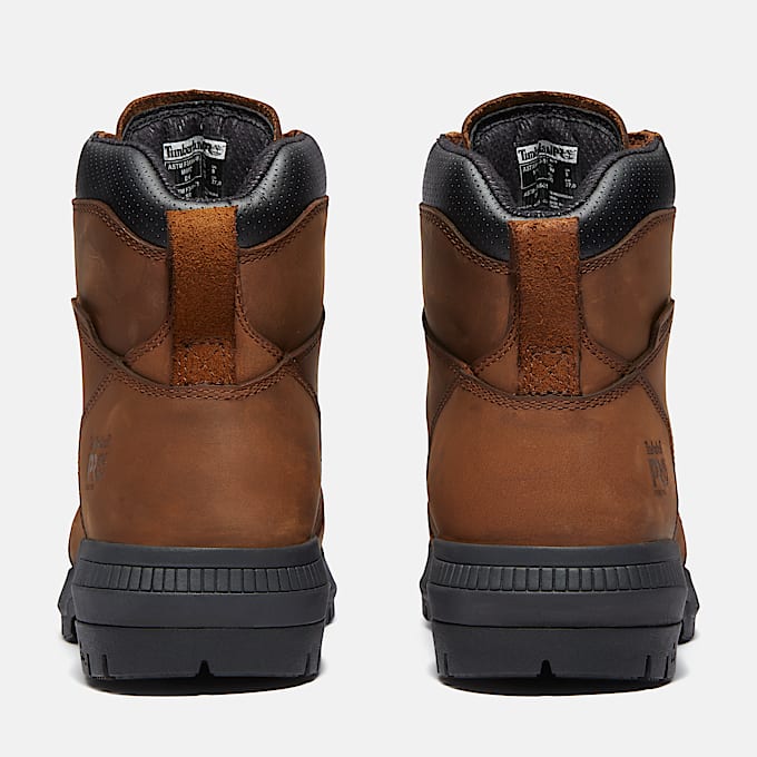 Mens Montauk 6 Steel Toe Waterproof Work Boot TBL Medium Brown FullGrain ALT5