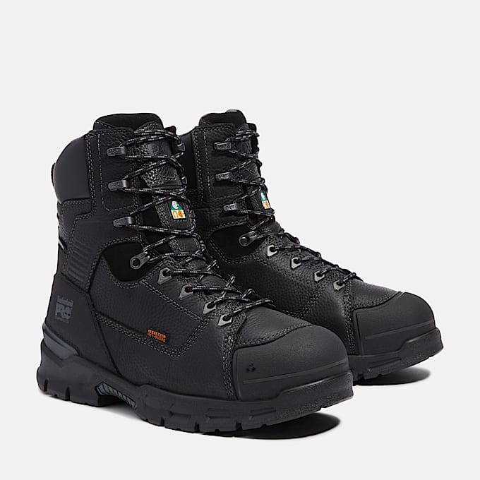 Mens Endurance EV CSA Met Guard 8 Composite Toe Waterproof Work Boot TBL Black FullGrain ALT4
