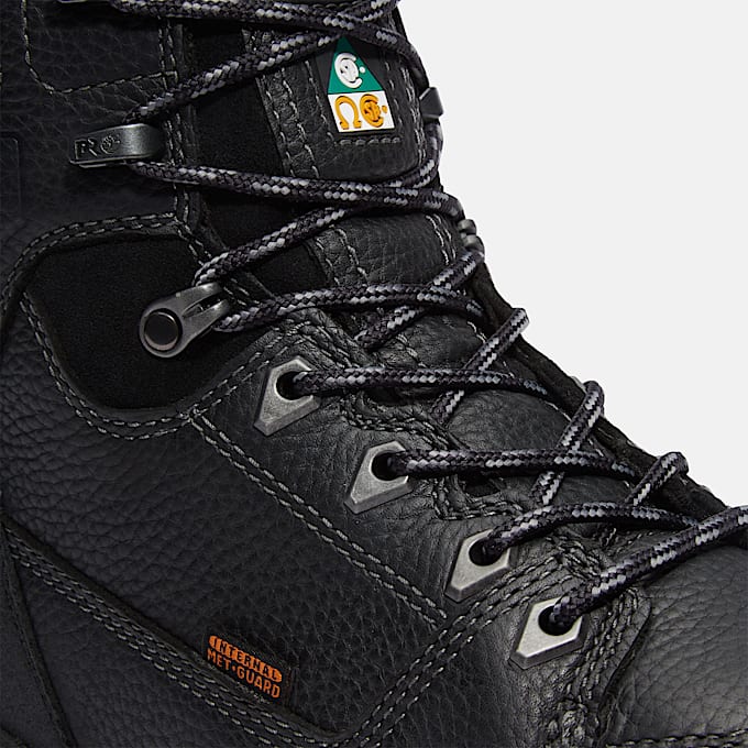 Mens Endurance EV CSA Met Guard 8 Composite Toe Waterproof Work Boot TBL Black FullGrain ALT7