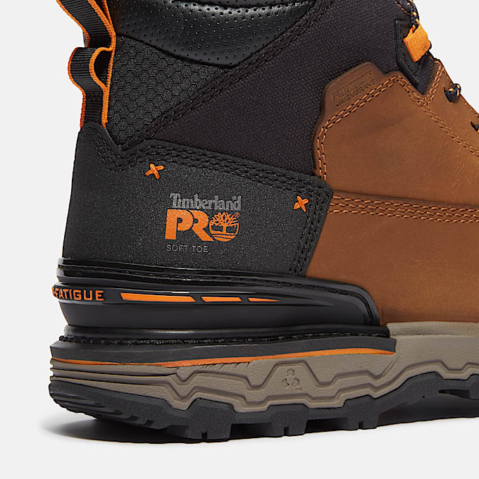 Mens Boondock Ultralight 6 Soft Toe Waterproof Work Boot TBL Light Brown FullGrain ALT7