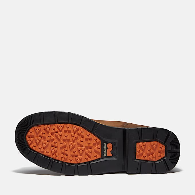 Botas de trabajo True Grit Chelsea Waterproof para hombre con puntera blanda TBL Marrn medio grano completo ALT3