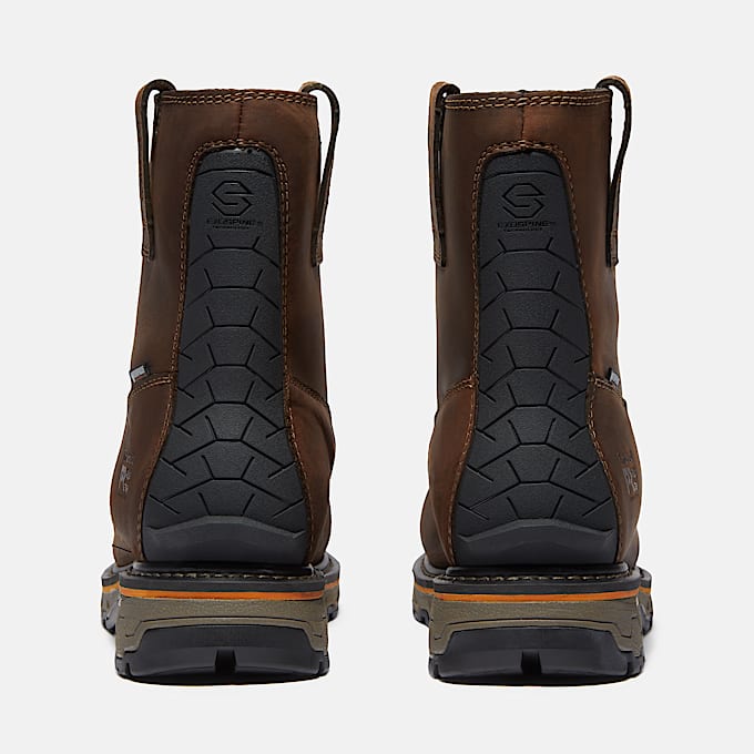 Mens True Grit Chelsea Composite Toe Waterproof Work Boot TBL Dark Brown FullGrain ALT5