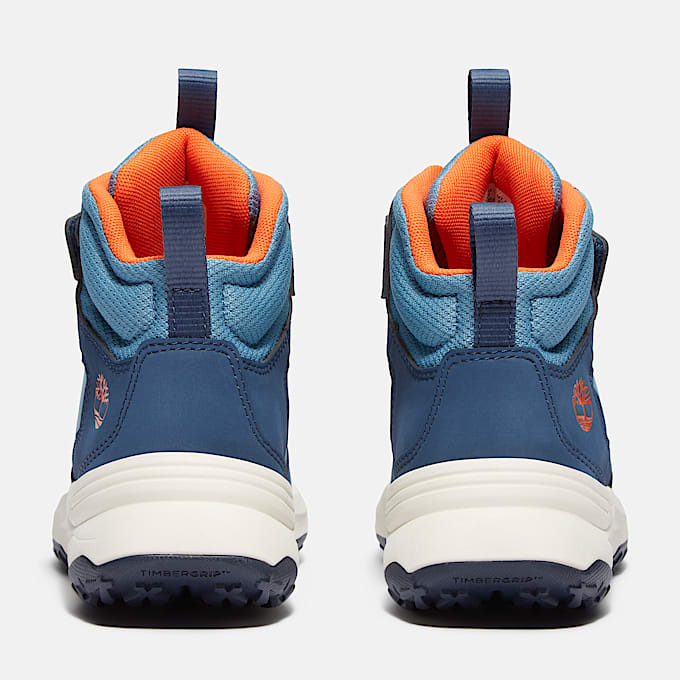 Youth Motion Access Mid HookandLoop Sneaker TBL Medium Blue Mesh ALT5