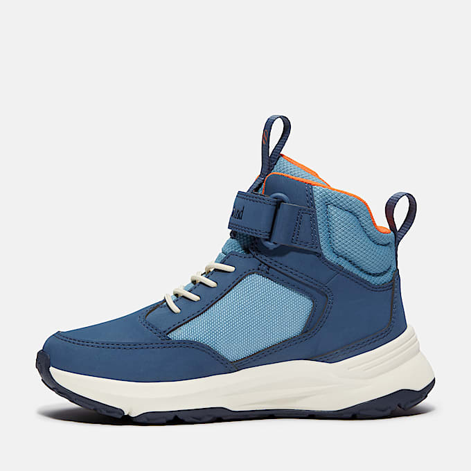 Youth Motion Access Mid HookandLoop Sneaker TBL Medium Blue Mesh ALT6