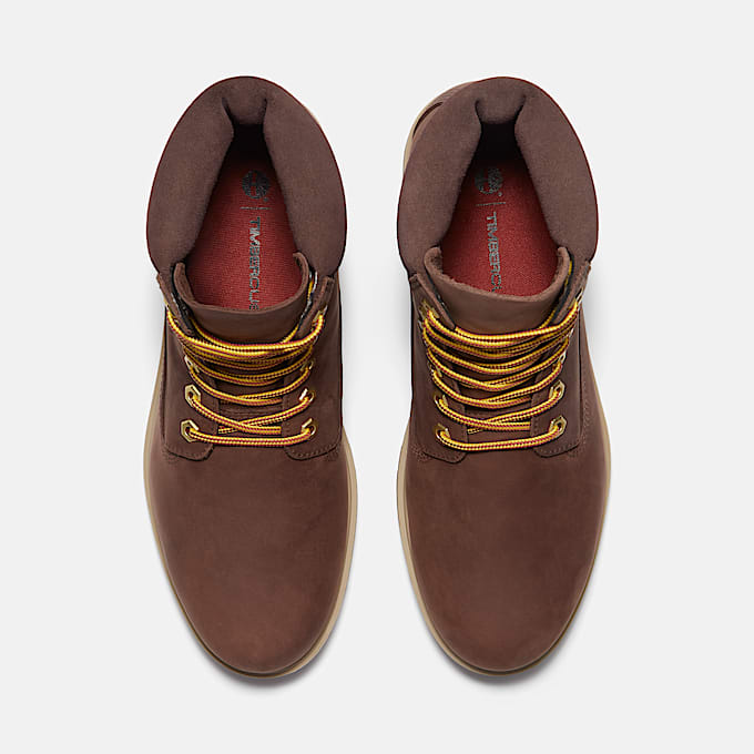 Mens Timberland 25 6Inch Waterproof Boot TBL Dark Brown FullGrain ALT2