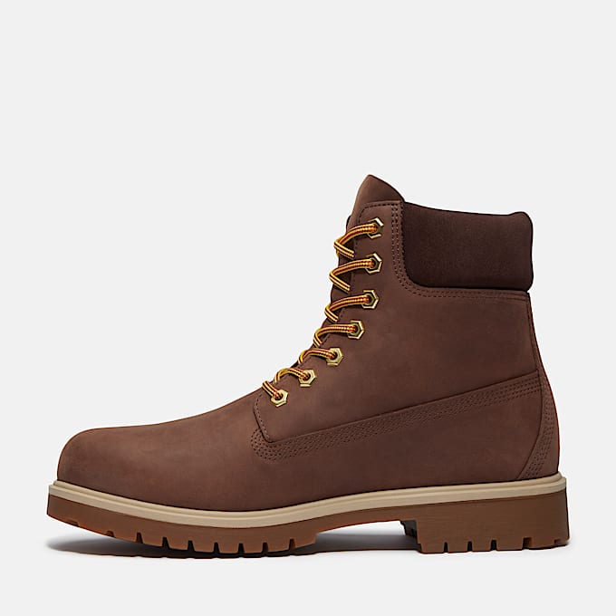 Mens Timberland 25 6Inch Waterproof Boot TBL Dark Brown FullGrain ALT6