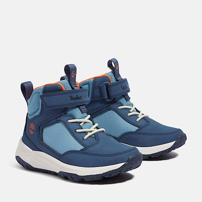 Toddler Motion Access Mid HookandLoop Sneaker TBL Medium Blue Mesh ALT4