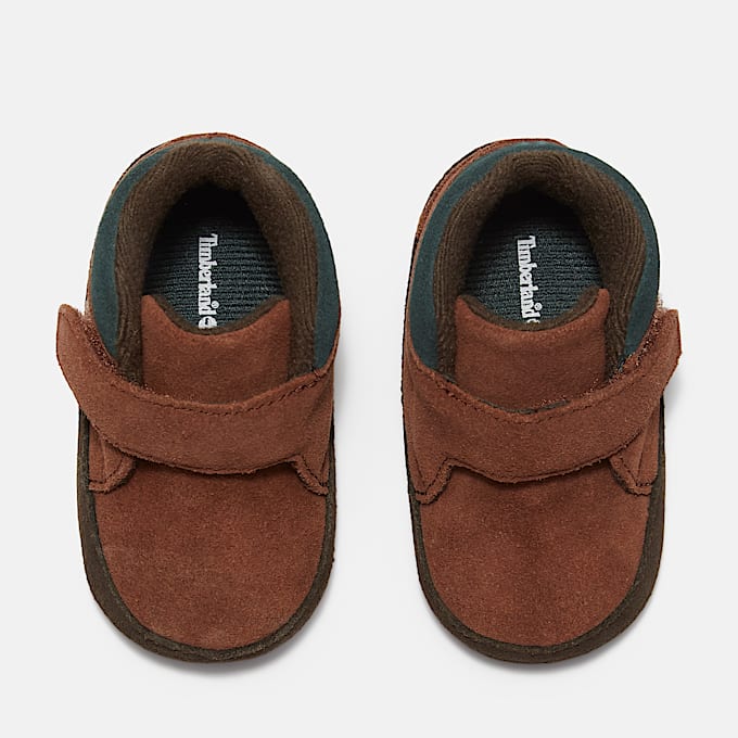 Infant Suede Crib Bootie TBL Brown Suede ALT2