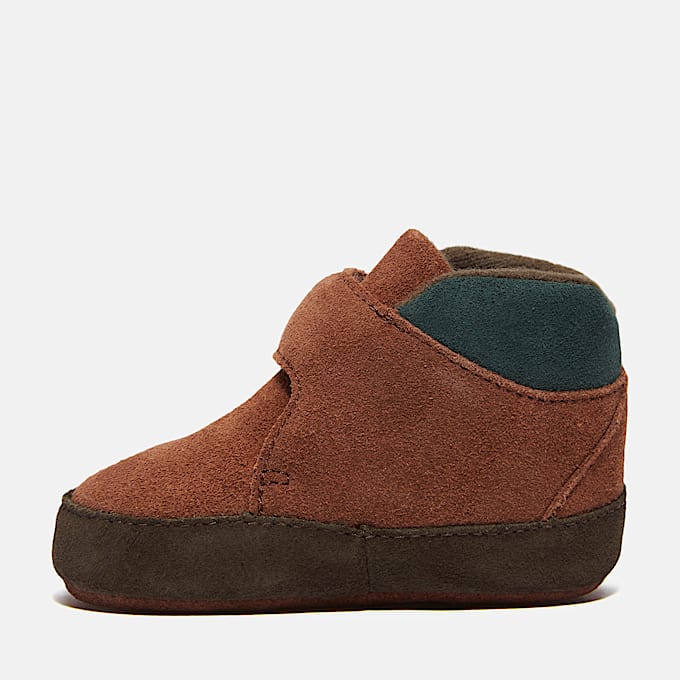Infant Suede Crib Bootie TBL Brown Suede ALT6