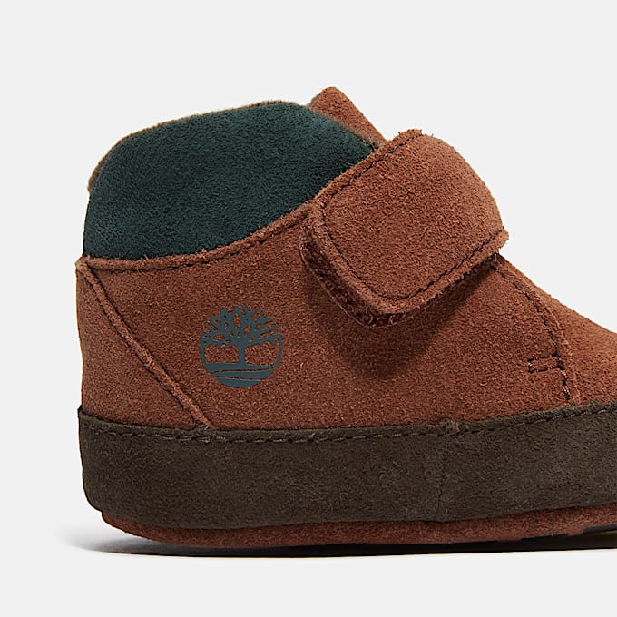 Infant Suede Crib Bootie TBL Brown Suede ALT7