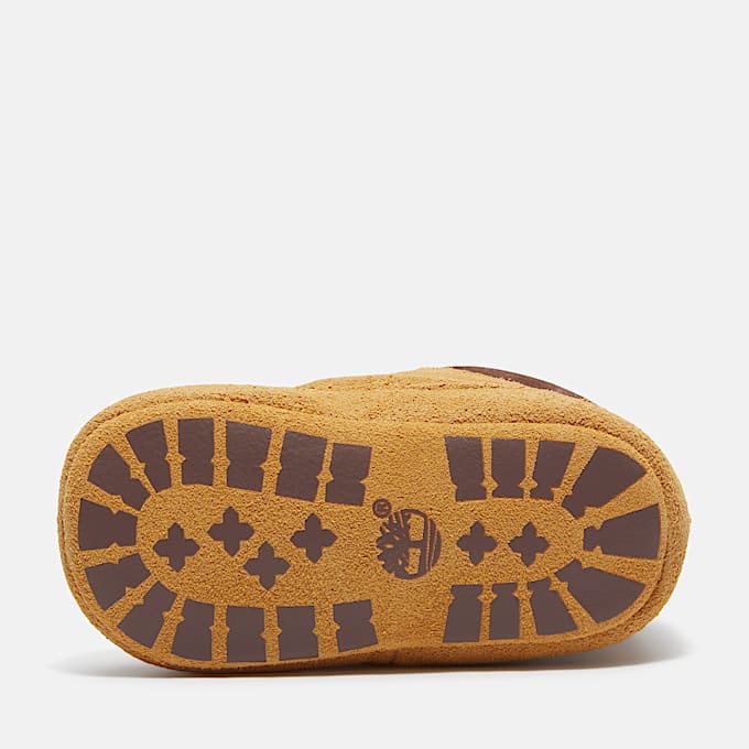 Infant Crib Bootie TBL Wheat Suede ALT3