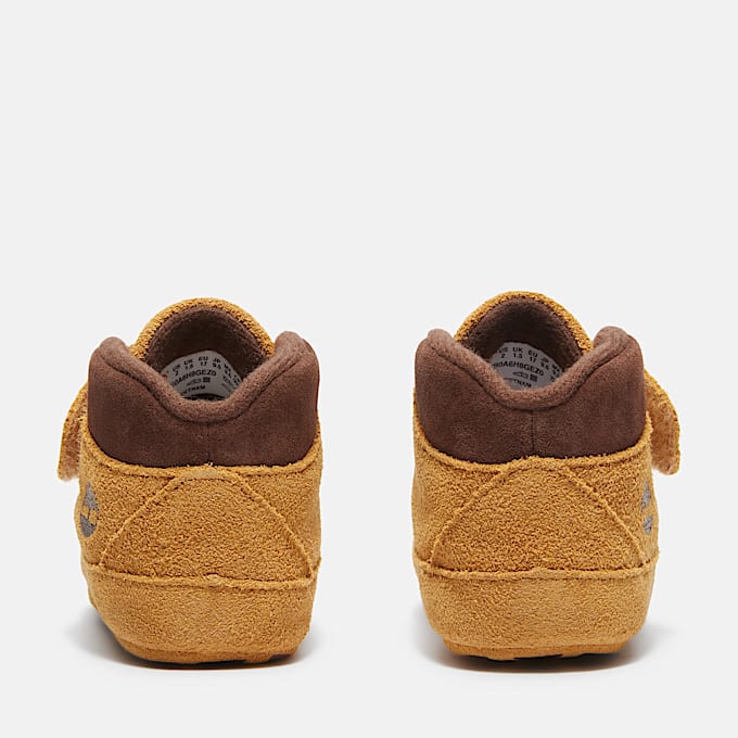 Infant Crib Bootie TBL Wheat Suede ALT5
