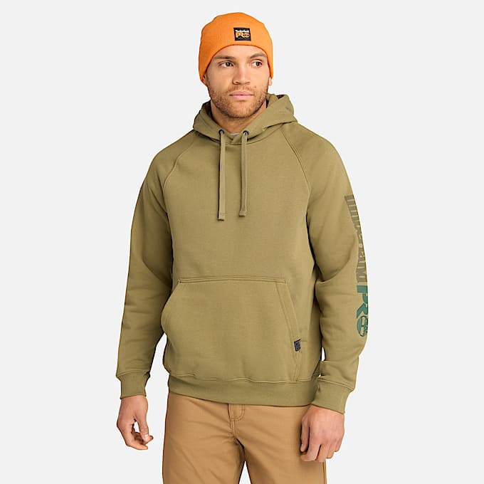 Mens Timberland PRO Hood Honcho Sport Hoodie TBL Burnt Olive Tonal HERO