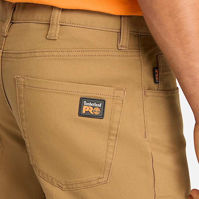 Mens Timberland PRO Ironhide Flex Canvas Work Pant TBL Dark Wheat ALT2