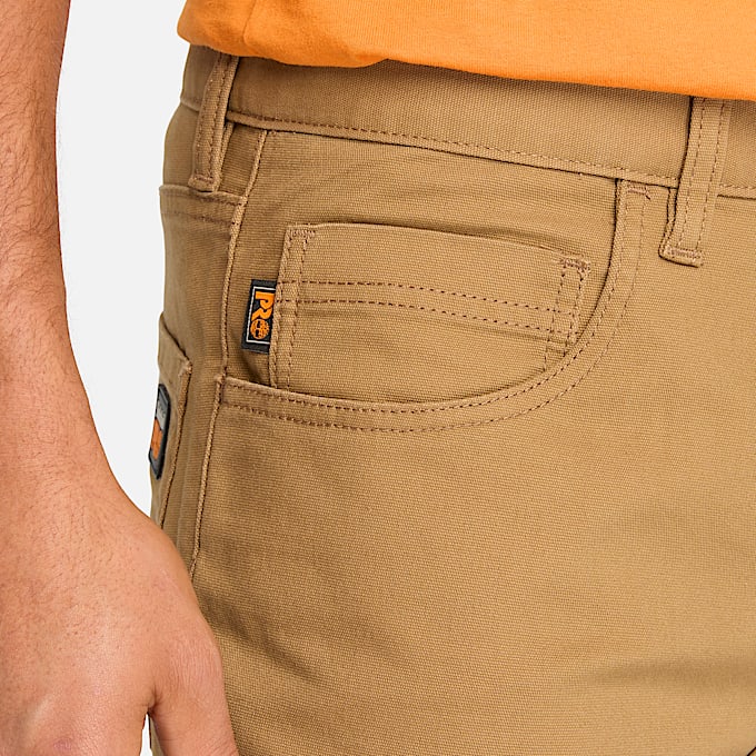 Mens Timberland PRO Ironhide Flex Canvas Work Pant TBL Dark Wheat ALT3