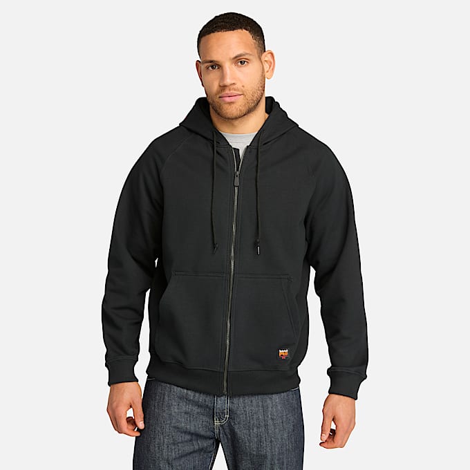 Mens Timberland PRO Hood Honcho FlameResistant FullZip Hoodie TBL Black HERO