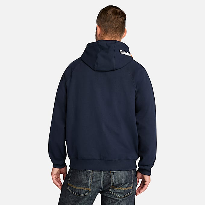 Mens Timberland PRO Hood Honcho FlameResistant FullZip Hoodie TBL Navy ALT9